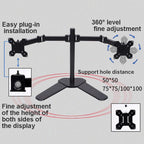 Double Screen Desktop Monitor Stand - Lifting Bracket