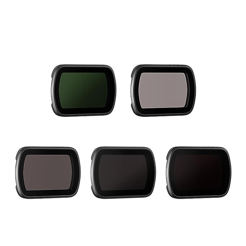 Double-sided Coated Filters for Dji Pocket 3 with Protective Goggles and Cpl Style - Nd16+Nd64+Nd256 + Cpl