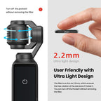 Double-sided Coated Filters for Dji Pocket 3 with Protective Goggles and Cpl Style - Nd16+Nd64+Nd256 + Cpl