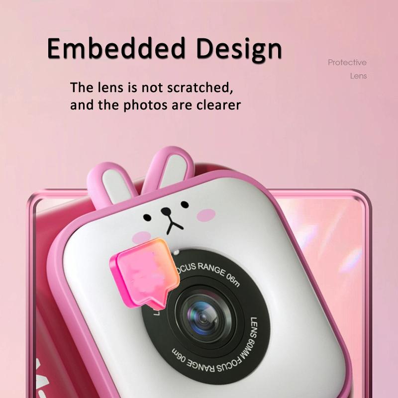 48Mp Dual Lens Kids Digital Camera With 2.4 Ips Screen And 32Gb Tf Card - Blue Fox - Without Tf Card Blue Fox