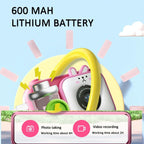 48Mp Dual Lens Kids Digital Camera With 2.4 Ips Screen And 32Gb Tf Card - Blue Fox - Without Tf Card Blue Fox