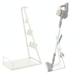 Universal Non-punch Vacuum Cleaner Floor Storage Bracket for Dyson - White