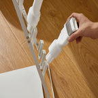 Universal Non-punch Vacuum Cleaner Floor Storage Bracket for Dyson - White