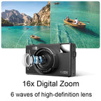 3.0 Hd Children's Digital Camera with 48mp and 3 Screen - Pink
