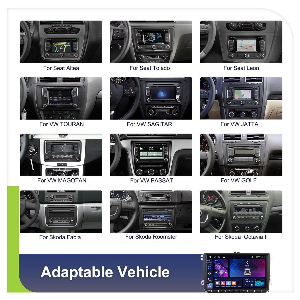 Android 13 Multimedia Player For Vw - 4 + 64G - 7-Inch