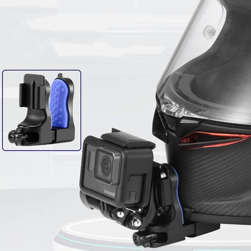 Universal Motorcycle Helmet Mount for Gopro Dji and Sjcam Cameras - Set 2