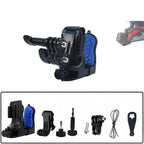 Universal Motorcycle Helmet Mount for Gopro Dji and Sjcam Cameras - Set 2