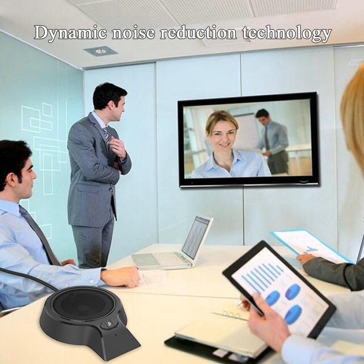 360-Degree Usb Conference Microphone For Video Calls And Webcasts