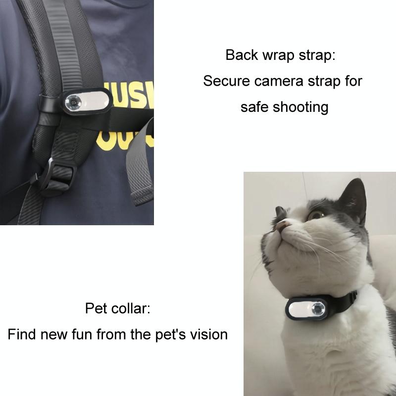 Portable Hd Magnetic Thumb Camera For Outdoor Cycling - Standard - Standard+Pet Silicone Collar