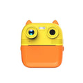 Instant Print Camera with Dual Lens - 2.8 Screen for Kids Blue - Yellow