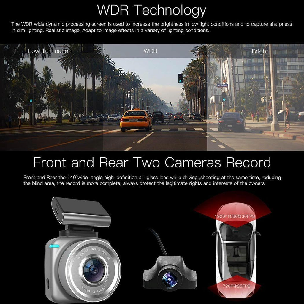1296p Fhd Radar Detector with Wifi Adas Ldws and Magnetic Mount for Car Dash Cam