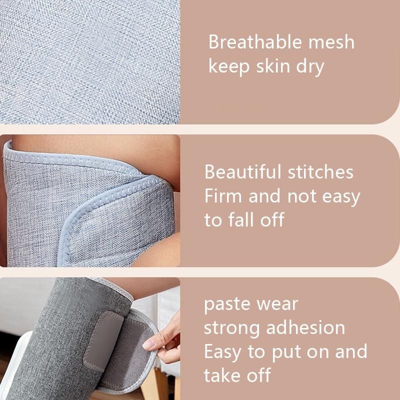 Wireless Leg Massager Blue Double Hot Compress + Air Pressure + Vibration