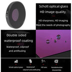 4-in-1 Lens Filter Set for Dji Action 3 - Nd8pl Nd16pl Nd32pl Nd64pl