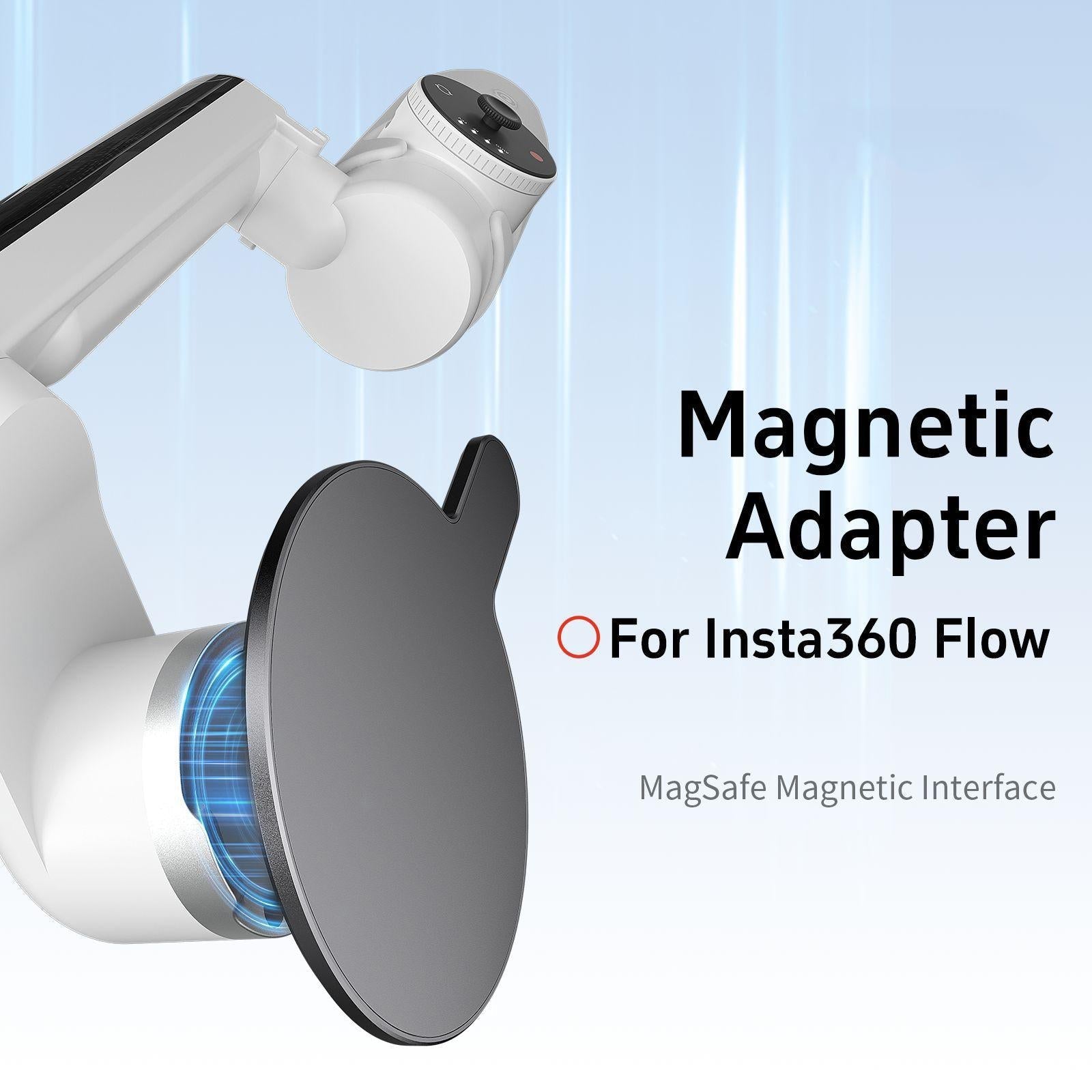 Insta360 Flow Magnetic Adapter for Amagisn Gimbal - Magsafe Compatible