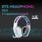 Wireless Rgb Gaming Headset With Light Speed - Silver