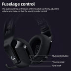 Wireless Rgb Gaming Headset With Light Speed - Silver