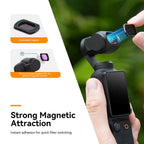 Magnetic Suction Filter Set For Dji Pocket 3 Cpl Nd16 Nd64 Nd256
