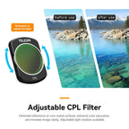 Magnetic Suction Filter Set For Dji Pocket 3 Cpl Nd16 Nd64 Nd256