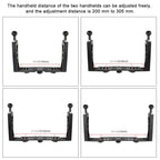Upgraded Dual Handheld Diving Arm for Underwater Photography