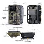 Outdoor Infrared Field Camera for Orchard and Forest Surveillance