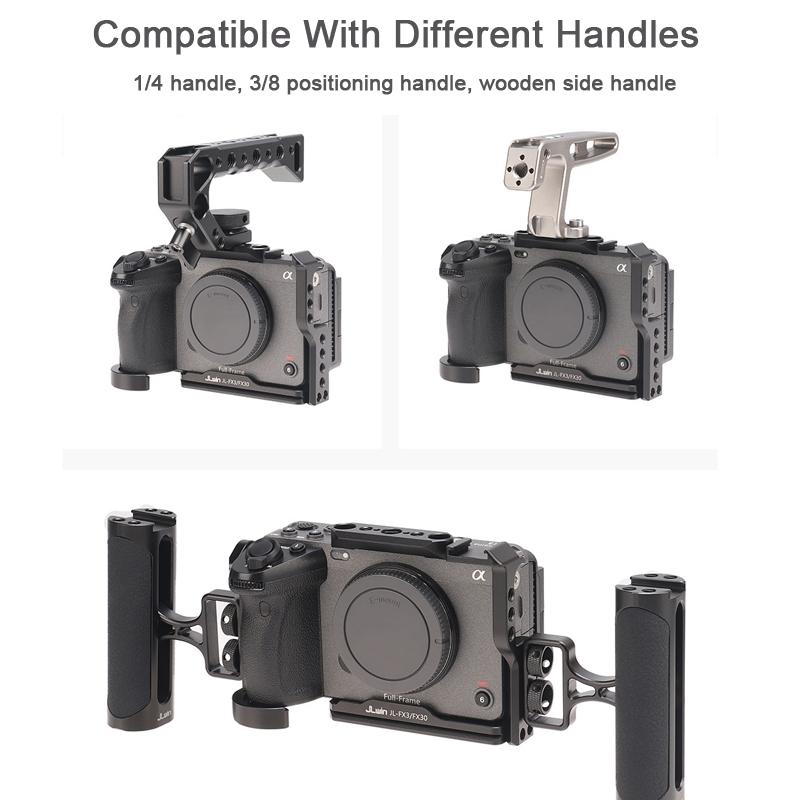 Camera Protection Cage Stabilizer Rig - Rabbit Cage for For Sony Fx30 / Fx3 - Rabbit Cage + Top Board