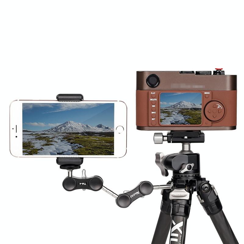 Versatile Dual Ballhead Magic Arm For Camera And Monitor Mounting - Tm-4