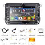7 Inch Android Car Multimedia Player Navigation Bluetooth Reversing Integrated Machine - 2 + 32G