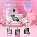32g Instant Camera with 2.4 Display & Card Reader for Kids - 1200w Blue - Standard Purple