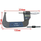 Precision Digital Micrometer - 0.001mm Resolution - 75-100mm