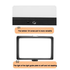 8 Three-colour Temperature Flat-panel Live Fill Light with 42cm Bracket