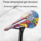 Carbon Fiber Mountain Bike Saddle Camo Style - Camouflage