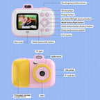 Smart Kids Thermal Camera With Printing Paper - 2.4 - Blue Focus - 503Af Pink Focus