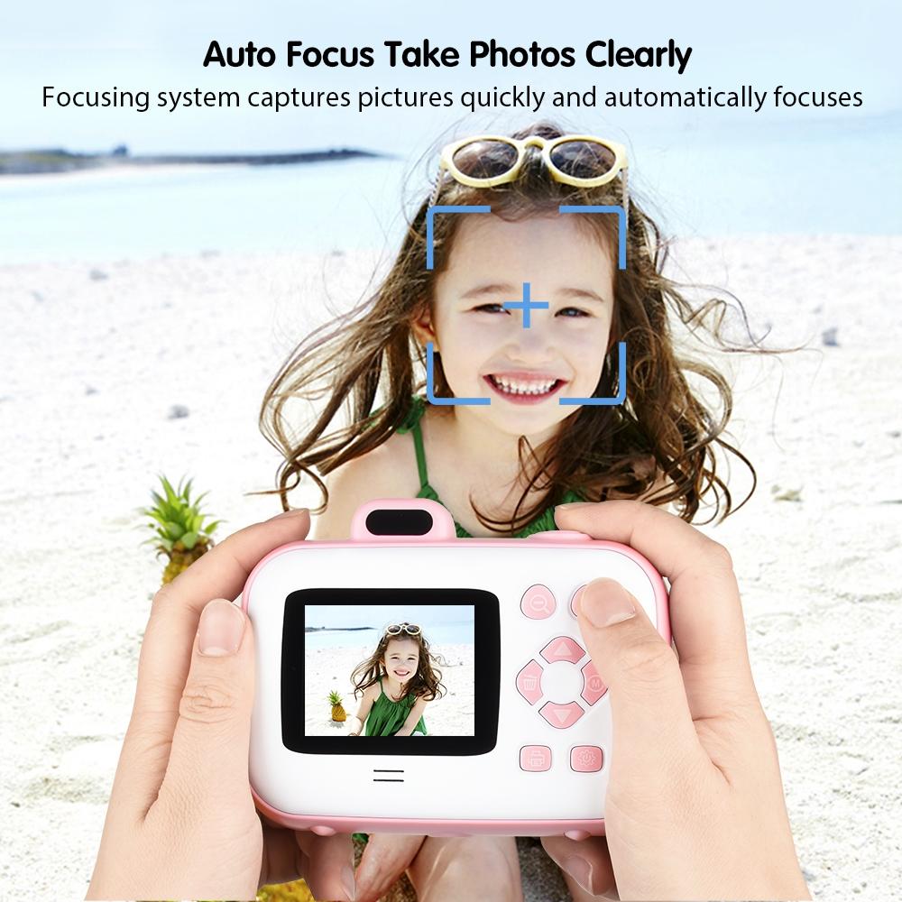 Smart Kids Thermal Camera With Printing Paper - 2.4 - Blue Focus - 503Af Pink Focus