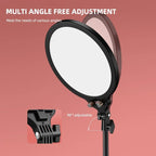 Full-screen Selfie Ring Light Tripod Set for Live Stream - 210cm Height - 210Cm Bracket