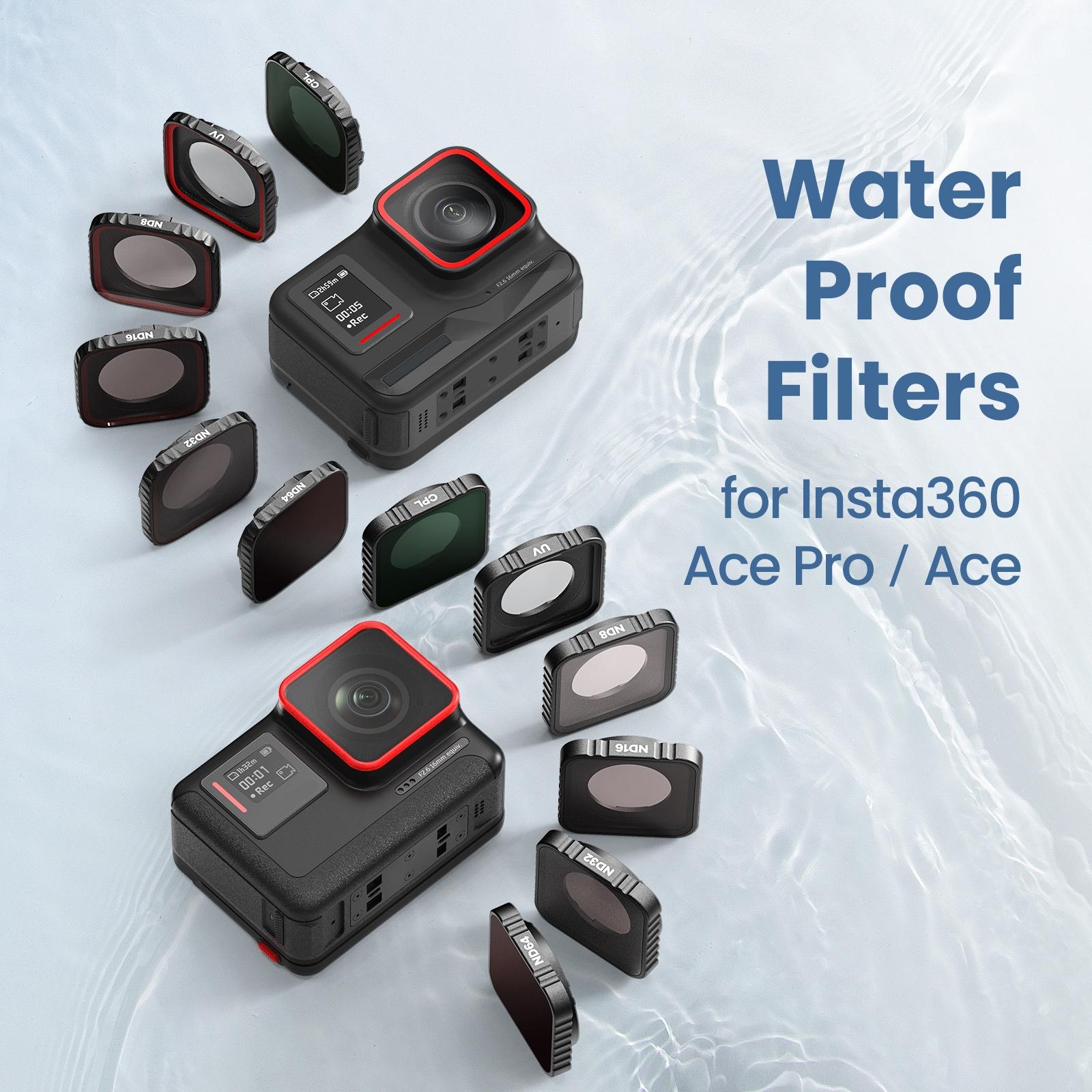 Waterproof Protective Goggles for Sports Camera - Magisn - For Insta360 Ace Pro Cpl+Nd8+Nd16+Nd32