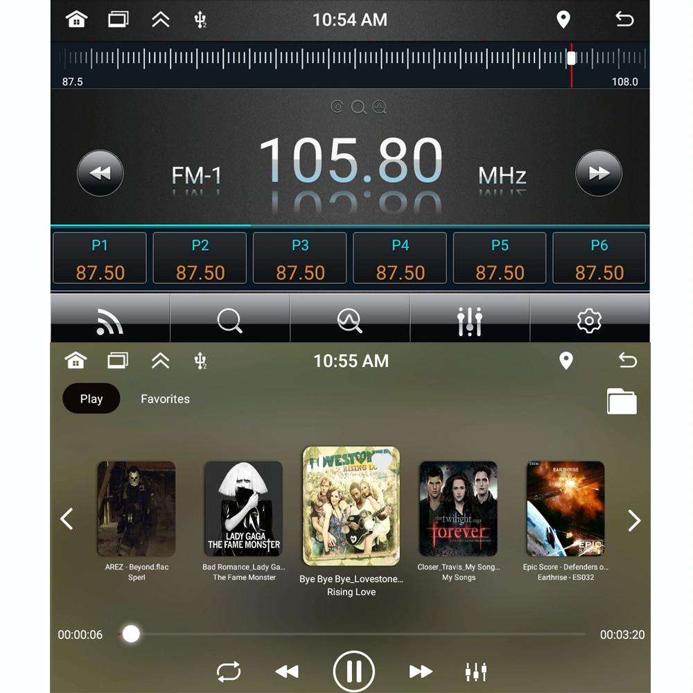 Android Car Navigation System For Ford F150 Bluetooth Fm Radio 1 + 32G - 2 + 64G
