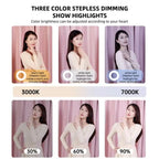 Full-screen 12.6 Selfie Ring Light Tripod Set - 210cm for Live Stream - 210Cm Bracket