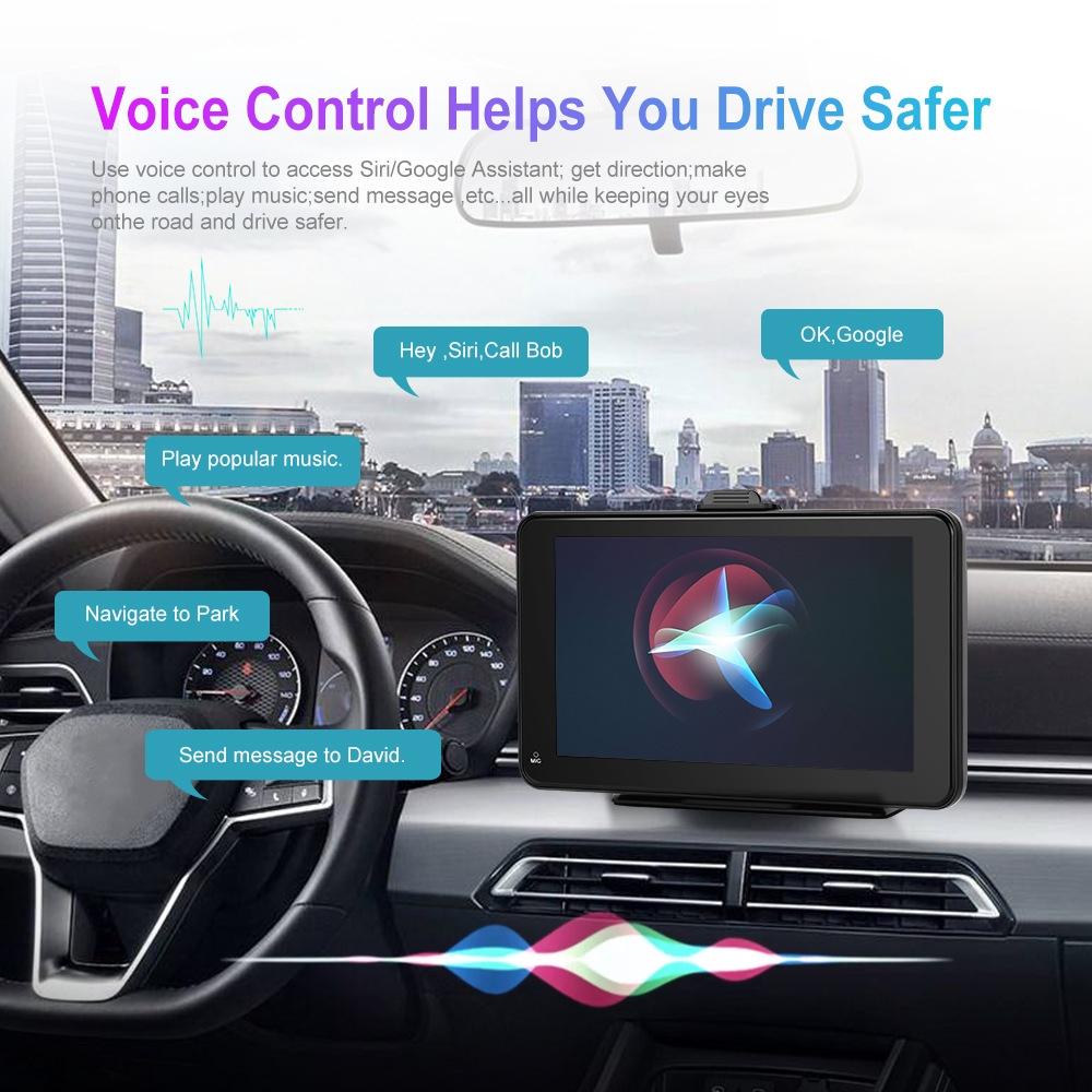 7 Inch Hd Smart Screen Carplay + Android Auto + Android - 64Gb