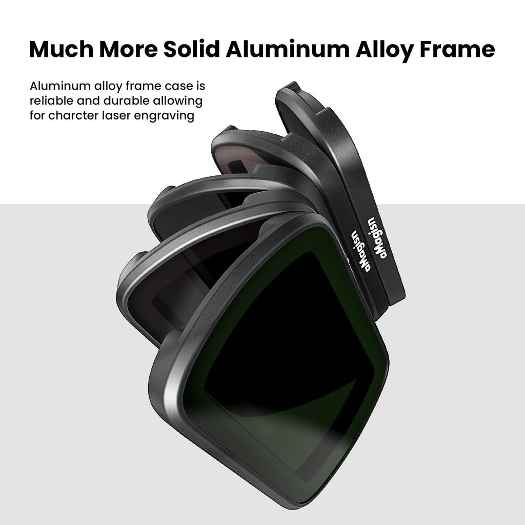 Double-sided Coated Filters for Dji Pocket 3 with Protective Goggles and Cpl Style - Nd16+Nd64+Nd256+Nd1000