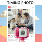 48Mp Dual Lens Kids Digital Camera With 2.4 Ips Screen And 32Gb Tf Card - Blue Fox - With 32G Tf Card Pink Bunny