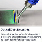 Green Light Dust Display Vacuum Brush Head - For Dyson V10 Slim V12 Slim