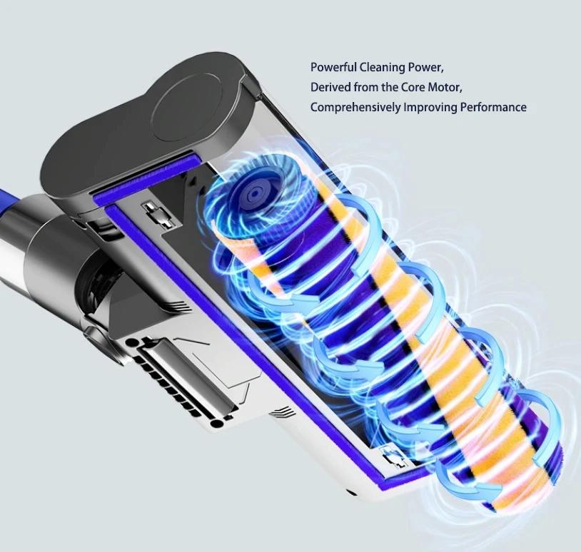 Green Light Dust Display Vacuum Brush Head - For Dyson V10 Slim V12 Slim