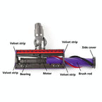 Direct Drive Suction Head for Dyson V8 V10 Vacuum Cleaner - 50w Motor Triangle Design