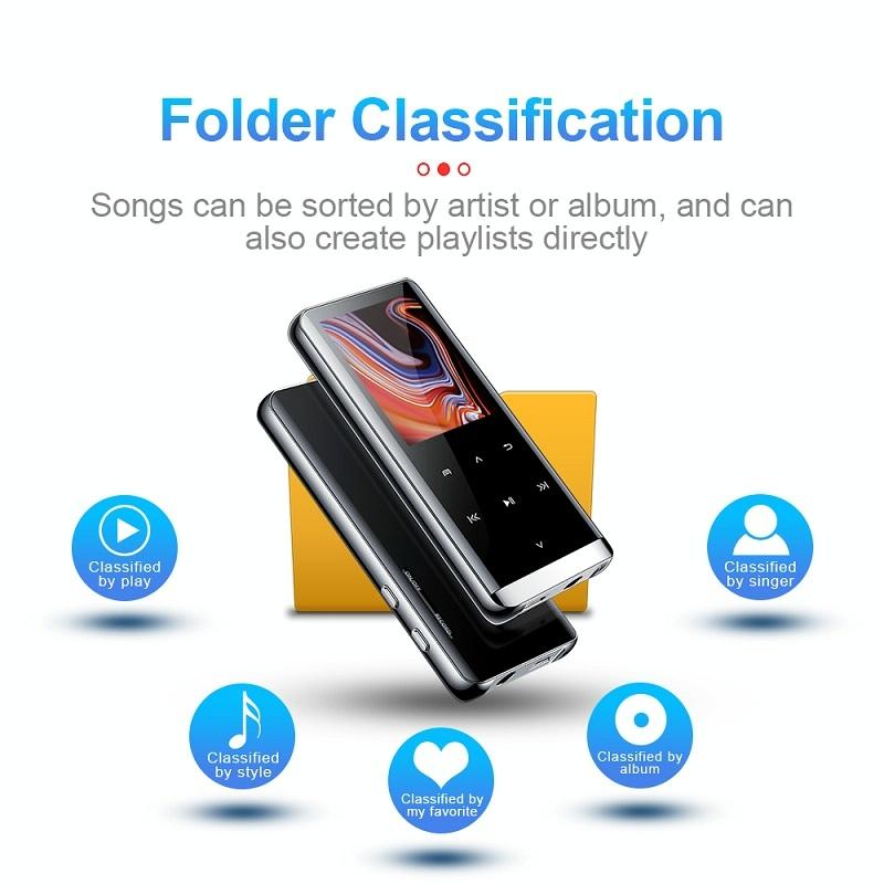 High Def Noise Reduction Mp4 Player 16Gb Bluetooth