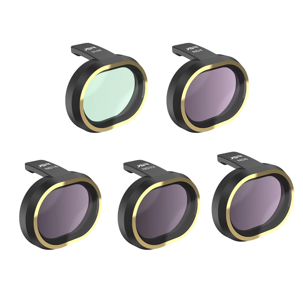 5-in-1 Lens Filter Kit for Fimi X8 Mini Drone - Nd4 Nd8 Nd16 Nd32 Stars