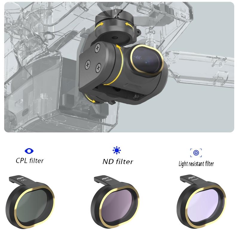 5-in-1 Lens Filter Kit for Fimi X8 Mini Drone - Nd4 Nd8 Nd16 Nd32 Stars
