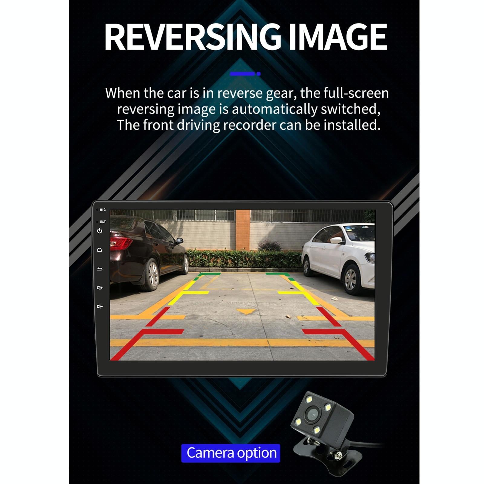 10.1 Inch Car Android Player Gps Navigation Bluetooth Touch Radio Mirror Link Fm Wifi Steering Wheel Control Standard Version + Carplay