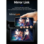 10.1 Inch Car Android Player Gps Navigation Bluetooth Touch Radio Mirror Link Fm Wifi Steering Wheel Control Standard Version + Carplay