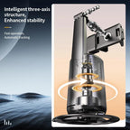 Auto Tracking Gimbal Stabilizer with Fill Light and Selfie Stick - 360 Degree Rotation - A200 Set 3
