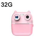 Instant Print Camera with Dual Lens - 2.8 Screen for Kids Blue - Blue